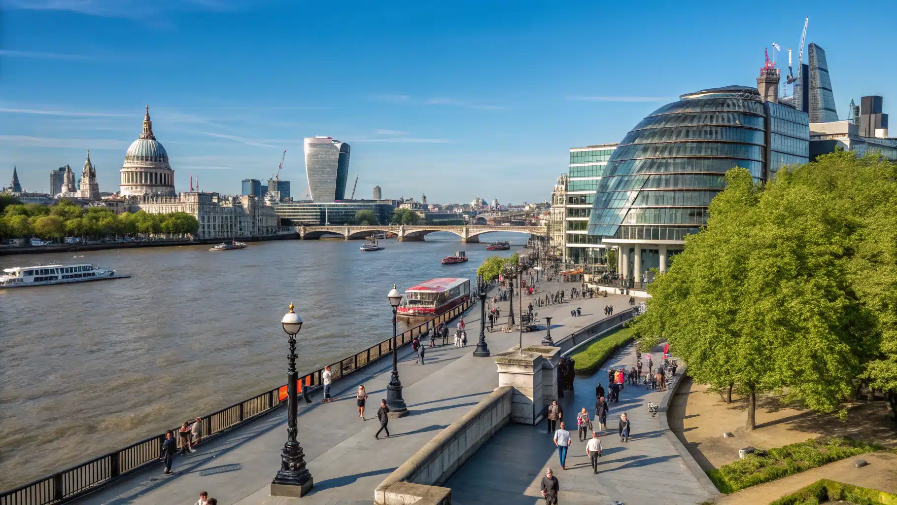 South Bank à Londres, quartier plébiscité pour ces parkour de freerun